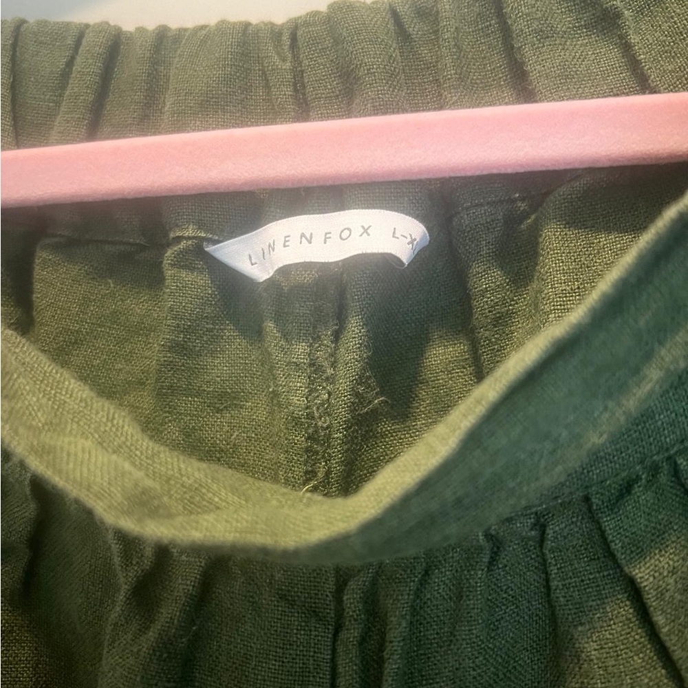 Women’s Olive Green Clementine Pants - Picture 3 of 5